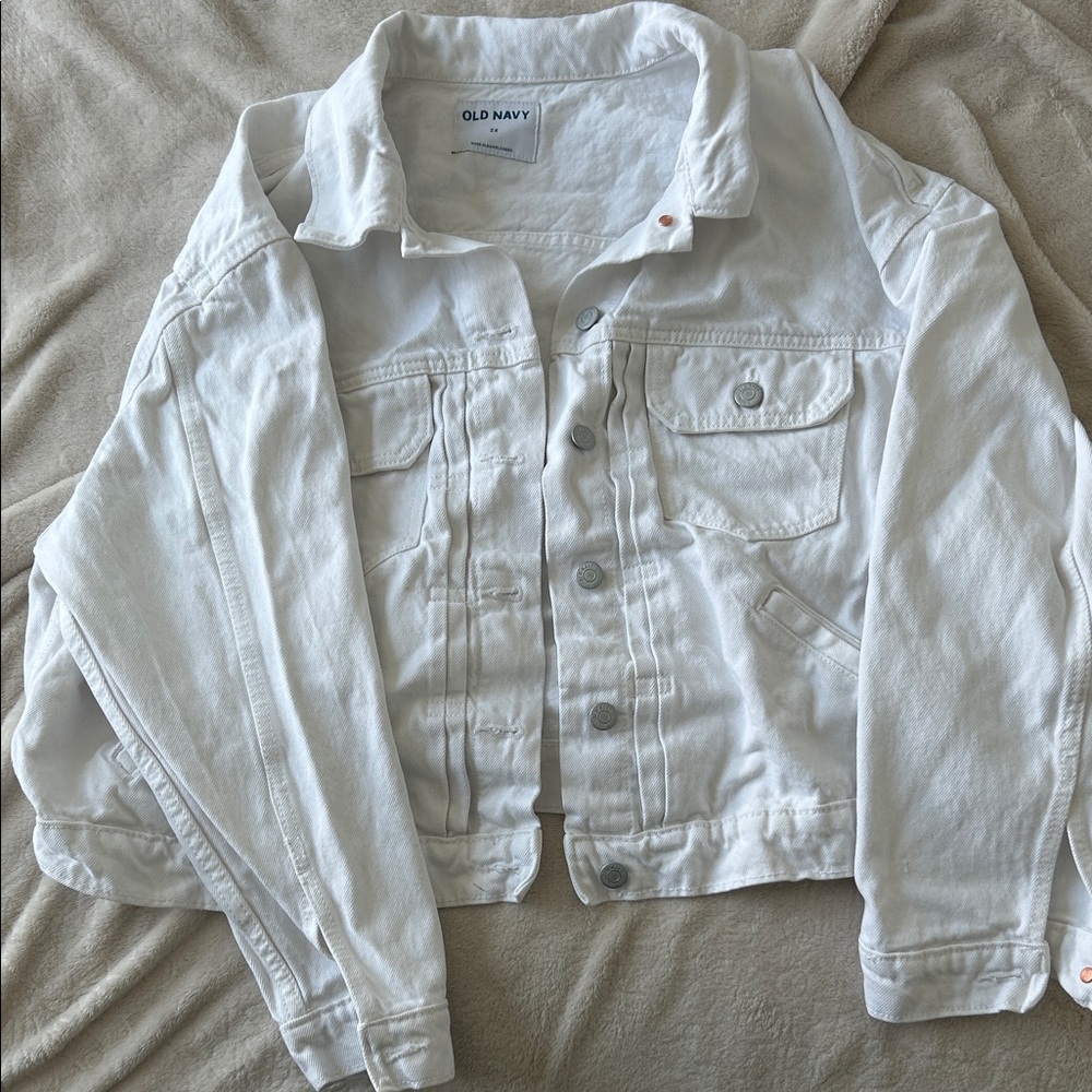Old Navy Classic White Jacket